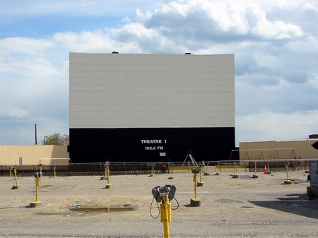 Ford-Wyoming Drive In Dearborn - Screen 1 - Photo From Water Winter Wonderland (newer photo)